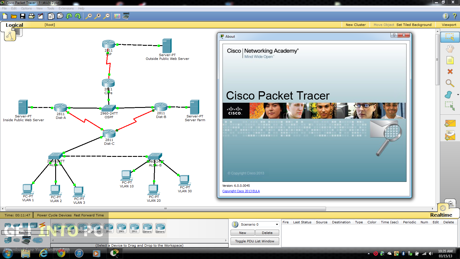 cisco packet tracer 6.0.1 download